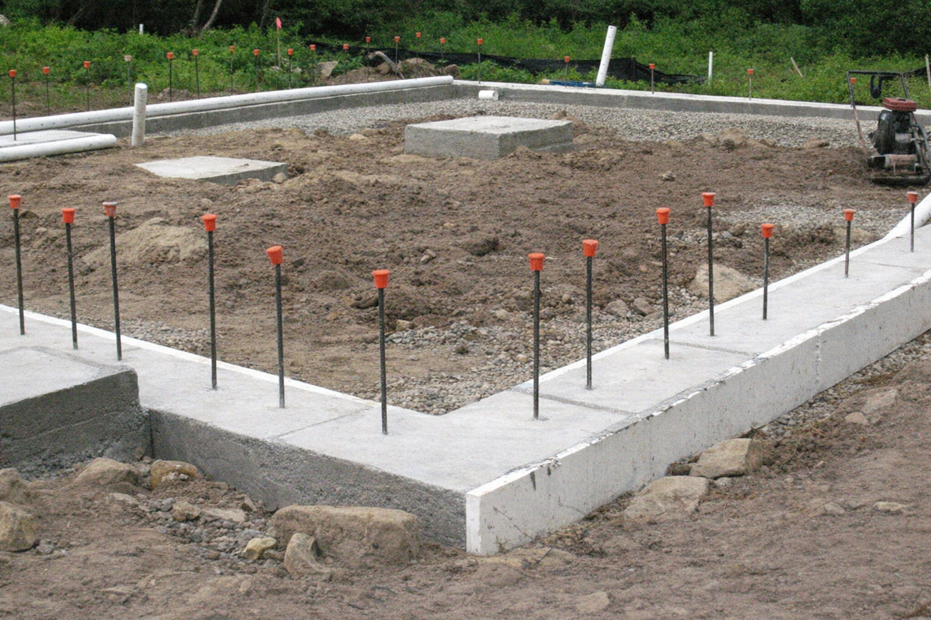 Concrete footings in Mill Valley, CA