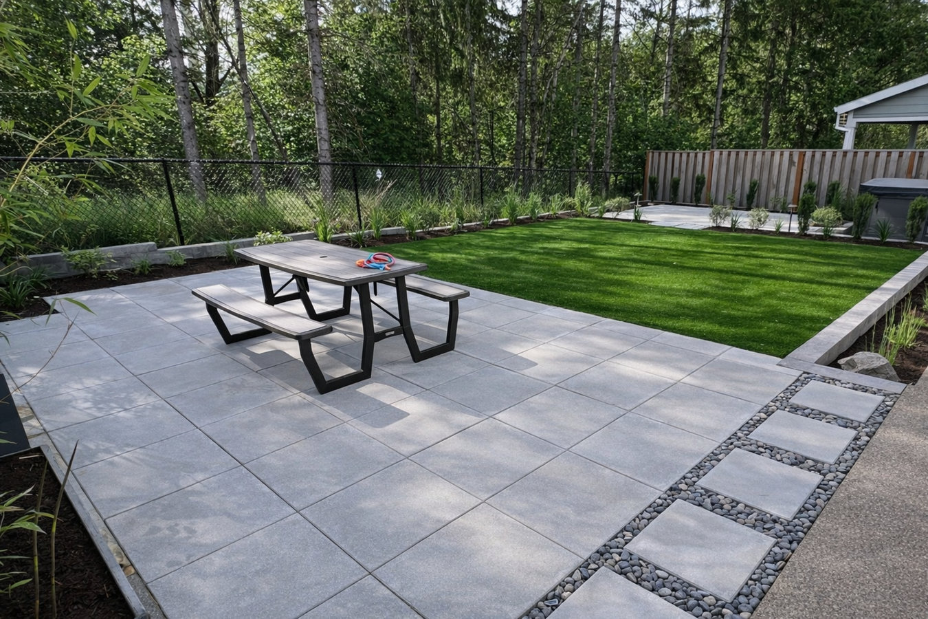 Concrete patio construction in Mill Valley, CA