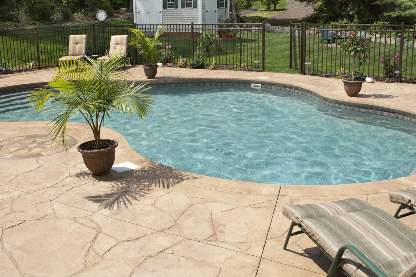 Concrete pool decks in Mill Valley, CA