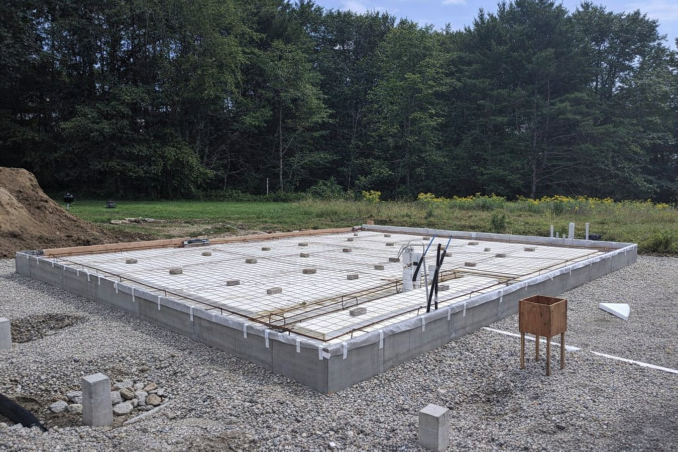 Slab foundation building in Mill Valley, CA